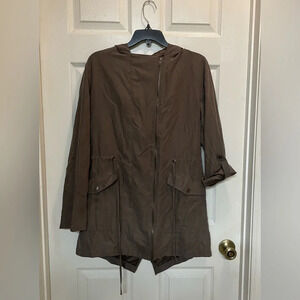 Be Cool Los Angeles Womens Military Anorak Jacket Size Small
